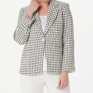 Dennis Basso Tweed Blazer